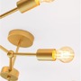 Dekorativní - NV 9404078 Stropní svítidlo CALISTO mosazný kov E27 8x12W 230V IP20 bez žárovky - NOVA LUCE - foto 6