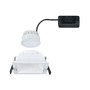 Koupelnová - P 93128 LED vestavné svítidlo 3-krokové-stmívatelné Cole Coin IP44 hranaté 88x88mm Coin 6W 230V stmívatelné 2700K bílá - PAULMANN - foto 6