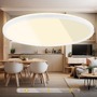 Kruhová - BRILO 7694016 Slim svítidlo LED panel pr.42 cm - 22W, 3000lm, LED, stmívatelné, dálkový ovladač, RGBIC, bílé - BRILO - foto 6