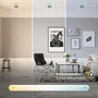 Hranatá - BRILO 3804019 Misy LED stropní svítidlo, stmívatelné, tunelový efekt, hliník - BRILO - foto 6