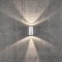 Nástěnná - NOR 49701031 Venkovní nástěnné svítidlo Canto 2 2x5W LED galvanizovaná ocel čirá - NORDLUX - foto 6