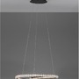 Kruhová - NV 9748165 Závěsné svítidlo GINEVRA černý hliník a akryl LED 45W 230V 3000K IP20 stmívatelné - NOVA LUCE - foto 6