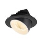 Kruhová - LA 1009710 NUMINOS® GIMBLE L Stropní vestavné svítidlo, 2700 K, 55°, IP20, kulaté, černé / bílé - BIG WHITE (SLV) - foto 6