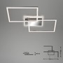 Hranatá - BRILO 3049-018 LED CCT rám 50 cm 40W 4200lm chrom - BRILO - foto 6
