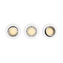 SmartHome Paul Neuhaus - PH 8719514342842 Hue Bluetooth LED White Ambiance set 3ks Zapuštěných bodových svítidel Philips Miliskin 8719514342842 GU10 3x5,7W 3x350lm 2200-6500K IP20 bílé, stmívatelné - PHILIPS (929003045001) - foto 6
