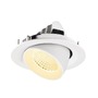 Kruhová - LA 1009572 NUMINOS® GIMBLE M Stropní vestavné svítidlo, 3000 K, 40°, bílá - BIG WHITE (SLV) - foto 6