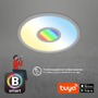 Kruhová - BRILO 7396-014 CCT svítidlo LED panel, RGB centrální světlo, pr. 45 cm, 24 W, 2400 lm, stříbrná - BRILO - foto 6