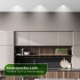 Kruhová - BRILO 7989036 3ks sada LED vestavné bodové svítidlo EEK A 90mm, nastavitelné, ploché, 2W, 4000K, bílé - BRILO - foto 6