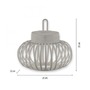 Na stůl - LD 19303-40 AKUBA LED stolní lampa průměr 25cm moblní na baterie USB IP44 stmívatelné dotykem 2700K - JUST LIGHT - foto 6