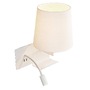 Dekorativní - LA 1003460 SOMNILA FLEX vnitřní nástěnné svítidlo LED 3000K, bílá, verze vpravo vč. USB přípojky - BIG WHITE (SLV) - foto 6