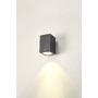 Nástěnná - LA 1003437 ENOLA SQUARE L single Outdoor, nástěnné LED svítidlo, antracitové, CCT 3000/4000K - BIG WHITE (SLV) - foto 6
