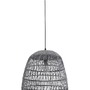 Polokoule - NV 9586671 Závěsné svítidlo DESTIN železo a ratan, šedá barva E27 1x12W IP20 bez žárovky - NOVA LUCE - foto 6