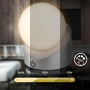 Stolní lampy dekorační - BRILO 7561014 Sora Mini LED stolní lampička bezdrátová IP54, stmívatelné, dotykový vypínač, matný chrom - BRILO - foto 6