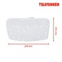 Hranatá - TF 601906TF TELEFUNKEN LED stropní svítidlo s čidlem, 27 cm, 12 W, bílé - BRILONER - foto 6