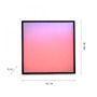 Hranatá - LD 14110-18 MARIO BLAC LED stropní svítidlo 45x45, černá, hranaté, RGB Dreamcolor, stmívatelné, panel RGB+2700-5000K - LEUCHTEN DIREKT / JUST LIGHT - foto 6