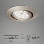 Kruhová - BRI 7171032 3ks sada LED vestavné svítidlo, pr. 8,2 cm, 3 W, matný nikl (starý kód: BRI 7171-032) - BRILONER - foto 6