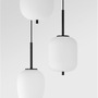 Vícečetná - NV 9624078 Závěsné svítidlo LATO černý kov a opálové sklo E14 3x5W 230V IP20 bez žárovky - NOVA LUCE - foto 6