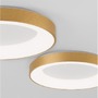 Kruhová - NV 9353854 Stropní svítidlo RANDO THIN kartáčovaný zlatý hliník a akryl LED 50W 230V 3000K IP20 stmívatelné - NOVA LUCE - foto 6