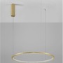 Kruhová - NV 9345602 Závěsné svítidlo TARQUIN broušený zlatý hliník a akryl LED 36W 230V 3000K IP20 stmívatelné - NOVA LUCE - foto 6