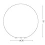 Dekorační - ILUX 214009 Venkovní stojací lampa Ideal Lux Doris PT1 D30 214009 30cm - IDEALLUX - foto 6
