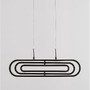 Dekorativní - NV 9110351 Závěsné svítidlo ARTE matný černý hliník a akryl LED 50W 230V 3000K IP20 stmívatelné - NOVA LUCE - foto 6