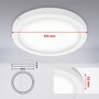 Kruhová - BRI 7141-416 LED stropní svítidlo, pr. 30 cm, 21 W, bílé - BRILONER - foto 6