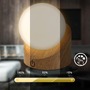 Stolní lampy dekorační - BRILO 7561011 Sora Mini LED stolní lampička bezdrátová IP54, stmívatelné, dotykový vypínač, imitace dřeva - BRILO - foto 6