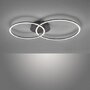 Downlight - LD 14537-18 IVANKA LED stropní svítidlo v černé barvě v moderním designu se dvěma kruhy a funkcí stmívání SimplyDim 3000K - LEUCHTEN DIREKT / JUST LIGHT - foto 6