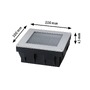 Zapuštěná - P 95743 Solární LED zemní svítidlo Sorea soumrakový senzor IP67 hranaté 100x100mm 2200K 0,1W 5lm 3,7V kov kartáčovaný ABS/polykarbonát/ocel - PAULMANN - foto 6
