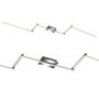 Dekorativní - BRILO 3501-018 LED stropní svítidlo, 227,2 cm, 24 W, hliník-chrom - BRILO - foto 6