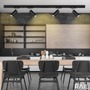Lištové Briloner 230V - BRILO 8017045 1-fázový lištový systém, kompletní sada, 4x LED spoty, černá - BRILO - foto 6