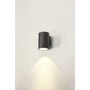 Nástěnná - LA 1003440 ENOLA ROUND L single Outdoor, nástěnné LED svítidlo, antracitové, CCT 3000/4000K - BIG WHITE (SLV) - foto 6