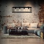 Hranatá - BRI 4020-045 Závěsné svítidlo, 75 cm, max. 40 W, černá - BRILONER - foto 6