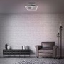 Hranatá - BRI 3118-018 LED rám 35,8 cm 12W 1300lm chrom - BRILONER - foto 6