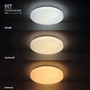 LED stropní svítidla Optonica - Stropní světlo LED 18W CCT DIP-Switch Krytí hvězdy IP20 - foto 6