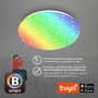 Kruhová - BRILO 3067-016 Hvězdné nebe CCT RGB LED stropní svítidlo, pr. 33 cm, 21 W, 2200 lm, bílé - BRILO - foto 6
