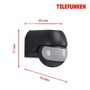 Na zeď - TF 306405TF TELEFUNKEN pohybové čidlo 7,7 cm černá - BRILONER - foto 6
