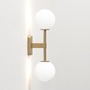 Dekorativní - AST 1429008 Nástěnné svítidlo Tacoma Twin 2x3.5W G9 bez stínítka mosaz - ASTRO Lighting - foto 6
