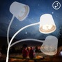 Stojací lampy - BRILO 1502016 Cielo LED stojanová bezdrátová lampa, stmívatelná, dotykový vypínač, bílá - BRILO - foto 6
