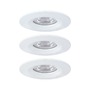 Koupelnová - P 94299 LED vestavné svítidlo Nova mini nevýklopné IP44 3x4W 2.700K bílá mat 230V - PAULMANN - foto 6