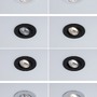 Zapuštěná - P 94944 LED vestavné svítidlo White Select Viona IP65 kruhové 85mm 25° 6W 230V 2700 - 4000K černá mat/bílá mat/matný chrom - PAULMANN - foto 6
