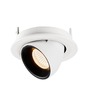 Kruhová - LA 1005879 NUMINOS® GIMBLE S zápustné stropní svítidlo bílé/černé 2700 K 40° - BIG WHITE (SLV) - foto 6