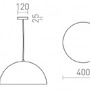 Polokoule - RED R14111 GLADYS 40 závěsná bílá/bílá 230V E27 30W - RED - DESIGN RENDL - foto 6