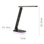 Stolní lampy pracovní - LD 11018-18 TINA LED stolní lampa černá dotykový stmívač nabíjení telefonu bezdrátově i USB 3000-5000K - JUST LIGHT - foto 6