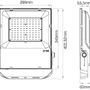 Reflektory - IMPR 843520 Deko-Light LED reflektor, RF-smart, Flood, 230V, 100 W, RGB+CCT, IP65, 110-240 V/AC, 50 / 60 Hz 100-240V AC/50-60Hz 100W 2700-6500 K 10000 lm 60 mm černá IP65/IP44 - foto 6