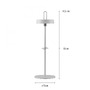Na stůl - LD 19310-16 AMAG LED stolní lampa bílá na baterie dotykový stmívač ochrana proti stříkající vodě USB 2700K - JUST LIGHT - foto 6