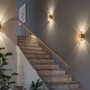 Nástěnná - P 71254 LED nástěnné svítidlo Tharin IP44 3000K 120x250mm 2x3,7W zlatá - PAULMANN - foto 6