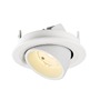 Kruhová - LA 1009413 NUMINOS® GIMBLE S Stropní vestavné svítidlo, 3000 K, 55°, IP20, kulaté, bílé - BIG WHITE (SLV) - foto 6