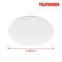Kruhová - TF 601306TF TELEFUNKEN LED stropní svítidlo, pr. 40 cm, 20 W, bílé - BRILONER - foto 6