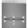 Dekorativní - NV 9695300 Závěsné svítidlo BELINDA černý hliník a akryl LED 41W 230V 3200K IP20 stmívatelné - NOVA LUCE - foto 6